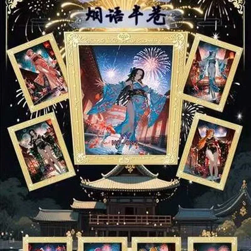 Anime Een Stuk Groothandel Collectie Kaarten Booster Box Qingcheng Wenchuang Metalen Boor Kaart Speelkaarten Bordspellen Kid Gift
