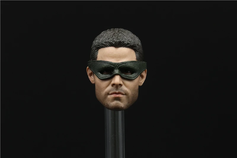 1/6 Man Power Arrow with Eye Blindfold Head Sculpture Carving Toys Model For 12