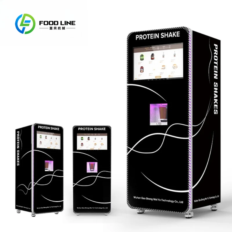 Customized Instant Coffee Vending Machine Smart Automatic Shakes Beverage Vending Machine Wi-Fi Card Reader For Office Gym