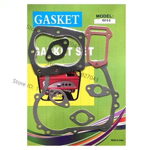 G200 G300 Full gasket set for Hond a G200 G300 engine motor water pump cylinder muffler carburetor intake complete gaskets parts