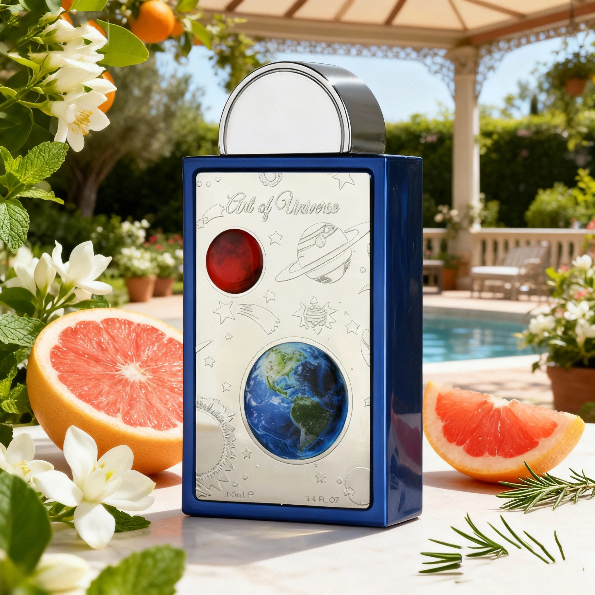 عطر آرت أوف يونيفرس المحايد الجديد 3.4 أونصة، حمضيات معطرة مختلطة بالمسك والعنبر، بخاخ عطر طازج ودائم، ستا فريد من نوعه