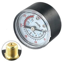 Air Compressor Pneumatic Hydraulic Fluid Pressure Gauge 0-12Bar / 0-180PSI Vacuum Manometer Mini Dial Dual Scale Dial Gauge