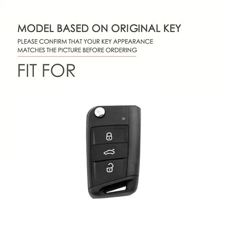 TPU Car Key Case for Volkswagen VW Golf Tiguan Lamando Lavida Plus Touran Lamando Bora Jetta Polo Passat B8 and Skoda Octavia