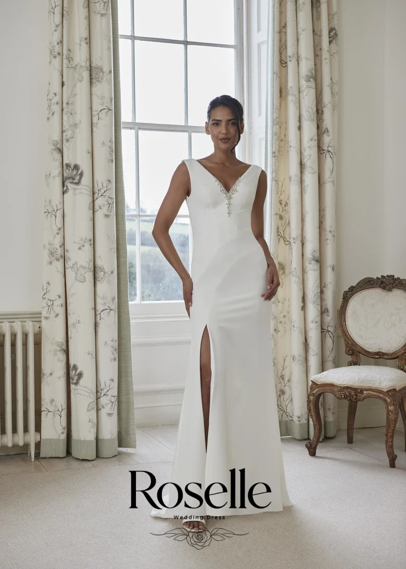 Suknia ślubna ROSELLE z dekolt – Wedding Qw recenzja i cena