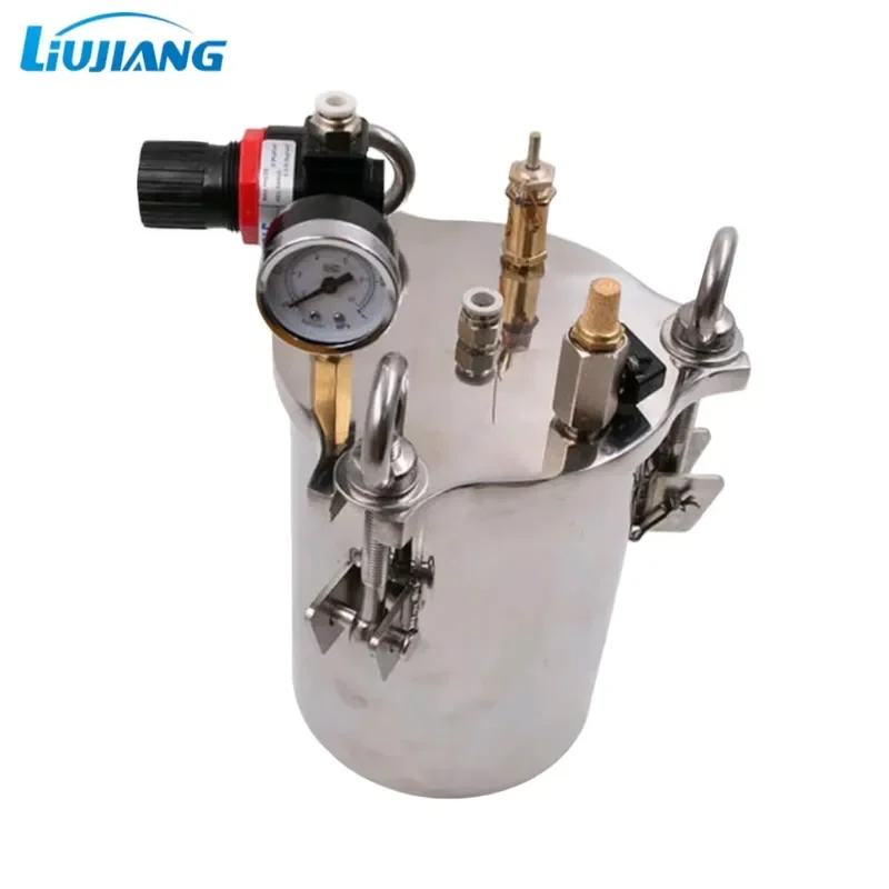 2026 HOT Liujiang pneumatic adhesive dispensing pressure tank 50L high efficiency stainless steel pressure tank for packaging