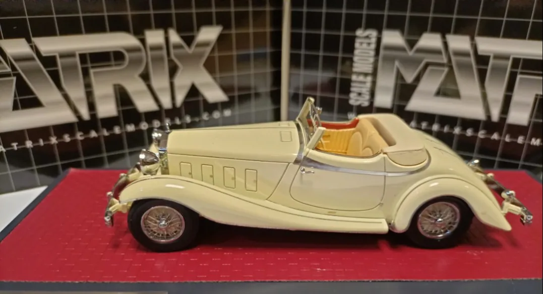 Matrix 1:43 Delage D8S De Villars Roadster 1933 Vintage Car Simulation Limited Edition Resin Metal Static Car Model Toy Gift