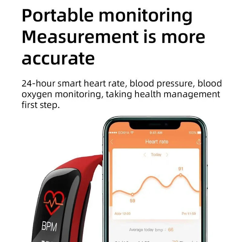 

Смарт-часы C1 Plus с Bluetooth, шагомером, спортивным браслетом, фитнес-трекером, измерением пульса, давления и сна, для мужчин и женщин, новинка 2026 года