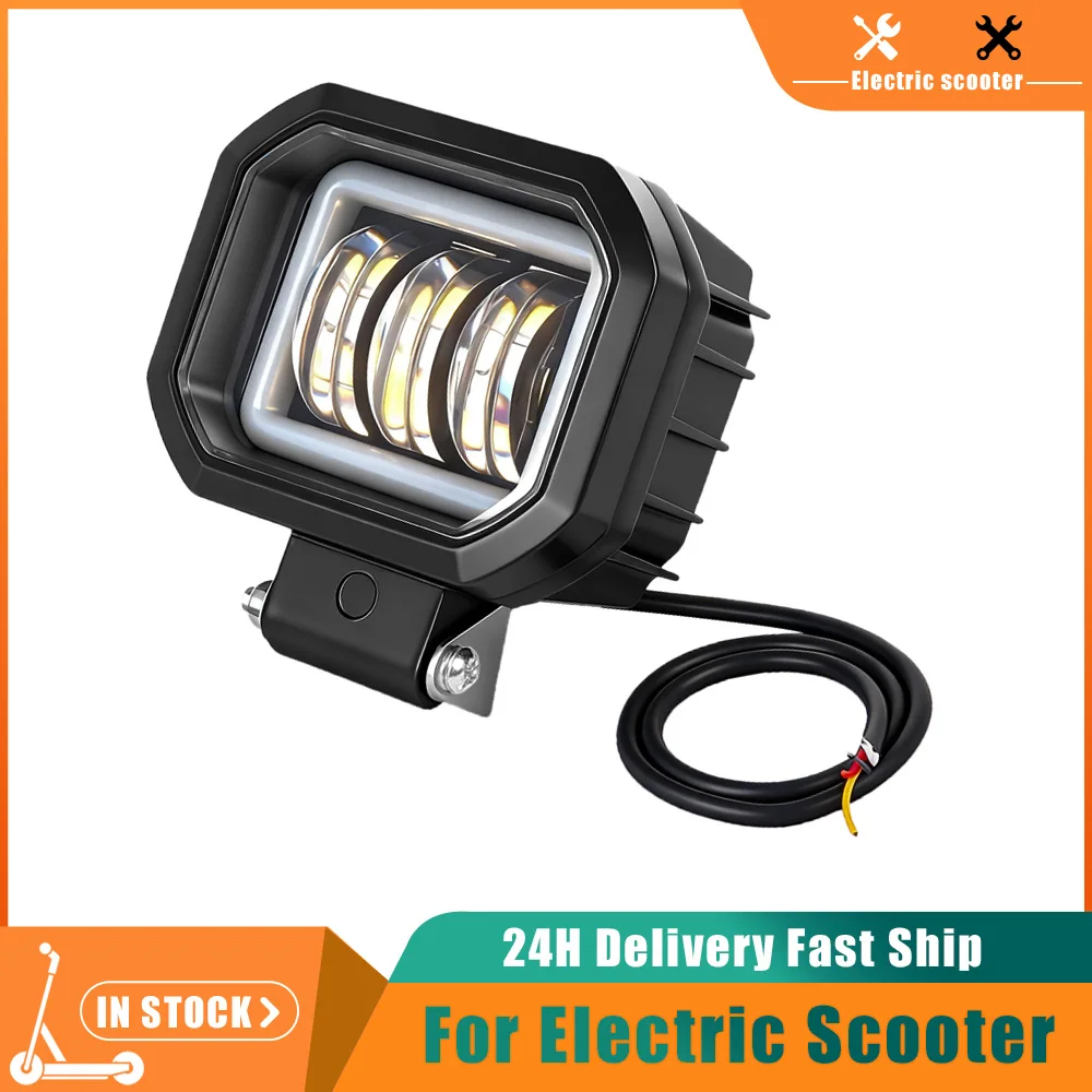 

18-20W Waterproof LED light Portable Spotlights Universal for Electric Scooter Safety Zone Working Light Headlight Parts