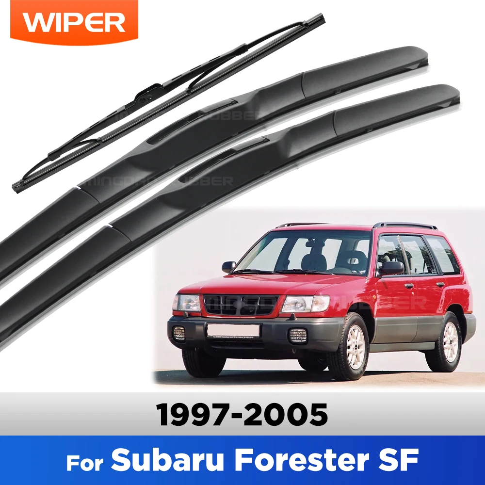 

For Subaru Forester SF MK1 1997-2005 1998 1999 Wiper Front & Rear Wiper Blades Windshield Windscreen Window Brushes 21"+19"+16"