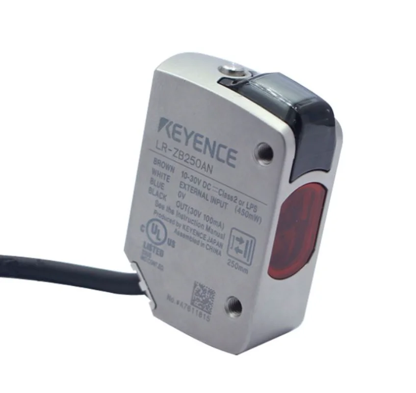 

Keyence LR-ZB250AN amplifier built-in type CMOS laser sensor detection range 35-250mm range set Original and genuine