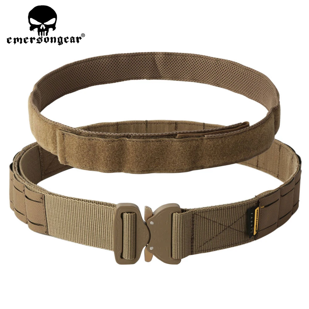 Emersongear Tactical LCS Combat Belt Buckle Airsoft Battle Inner Outer Suit Waist Strap Belts Outdoor Climbing Sports EM9577