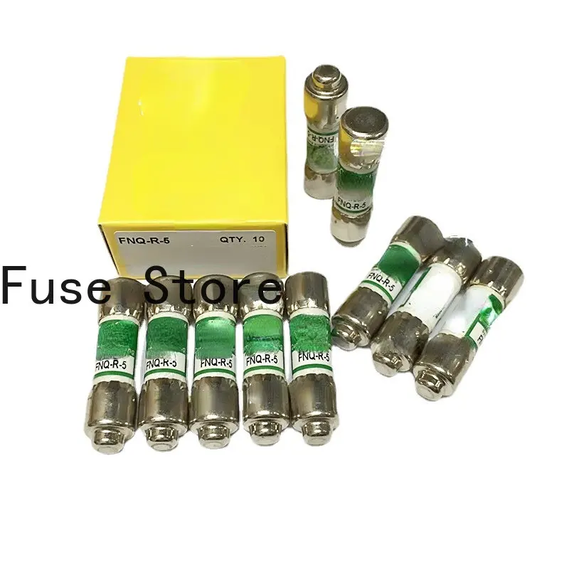 

10PCS 10*38MM CC-TRON FUSE FNQ-R-5 5A 600V Ceramic Fuse