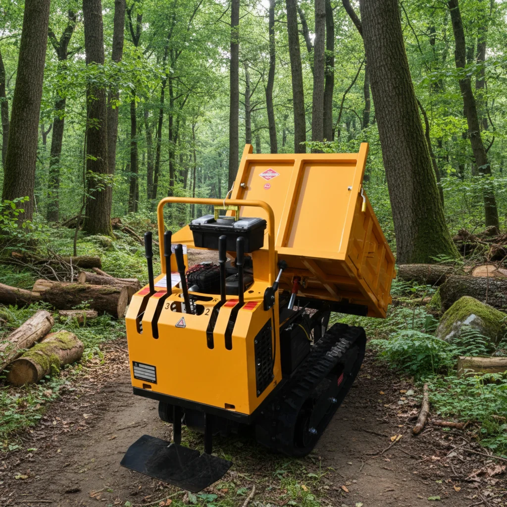 Customized 1ton Hand-held High Quality Good Loading Capacity Mine Use Explosion-Proof Diesel Dumper Engineering Transport