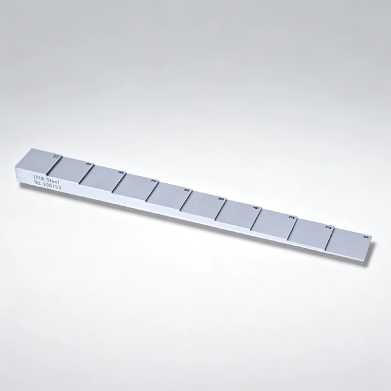 10‑Step Calibration Test Block NDT UT Step Reference Block for Ultrasonic Thickness Gauge Calibration Metal Standard Test  Block