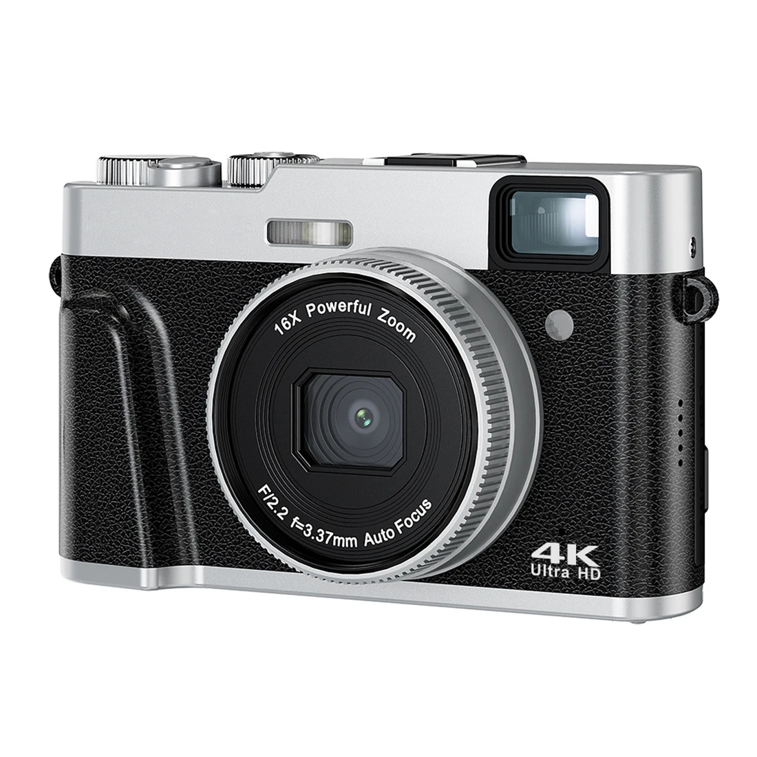 

Digital Camera 4K/48MP/16X Zoom/Autofocus/Viewfinder/Anti-Shake