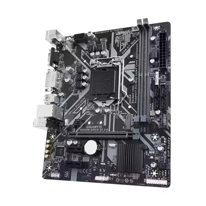 Original H310M B360M B365M Computer Motherboards LGA1151 6/7/8/9th Gen 32GB DDR4 For Desktop 6th/7th/8th/9th Gen Gaming