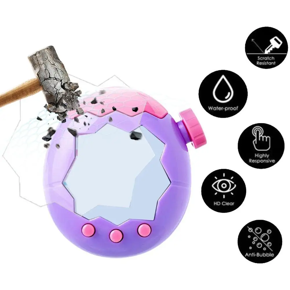 Pelindung Layar untuk Tamagotchi & Smart – Film Bening HD dengan Cakupan Penuh, Pelindung Layar Pelindung Mata Tahan Jatuh