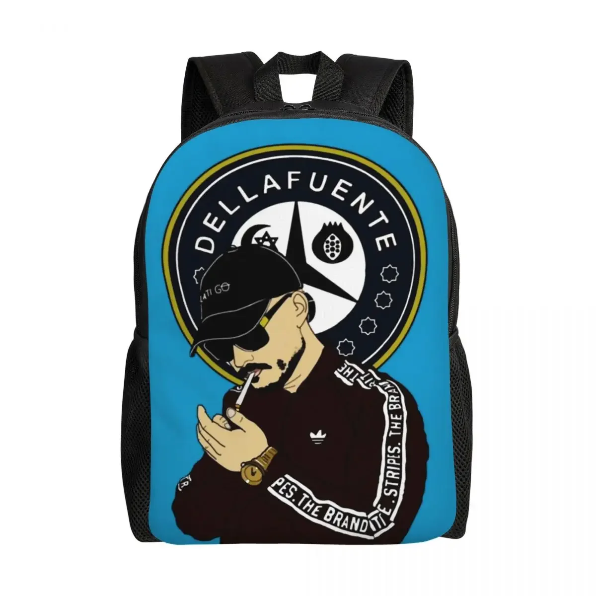 

Пользовательский испанский рэпер рок Dellafuente дорожный рюкзак для мужчин и женщин школьный рюкзак для ноутбука студенческий рюкзак сумки