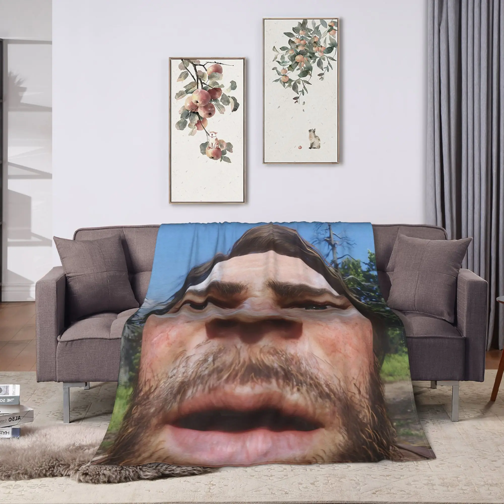 Arthur Morgan  Super Soft Blanket  Aesthetic Home Decor Flannel Bedspread Sofa Bed Cover