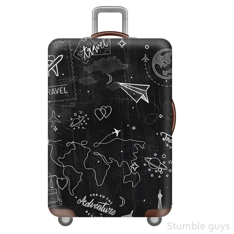

High Elastic Protective Suitcase Cover Dustproof Anti-Scratch Luggage Sleeve Practical For Vacation Trips 18-32 Inch Luggage