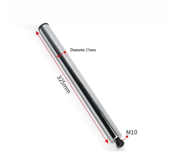 25mm Diameter Microscope Extension Pillar Rod Large Base Industrial Monocular Camera Stand Metal Lengthen Post Accessory