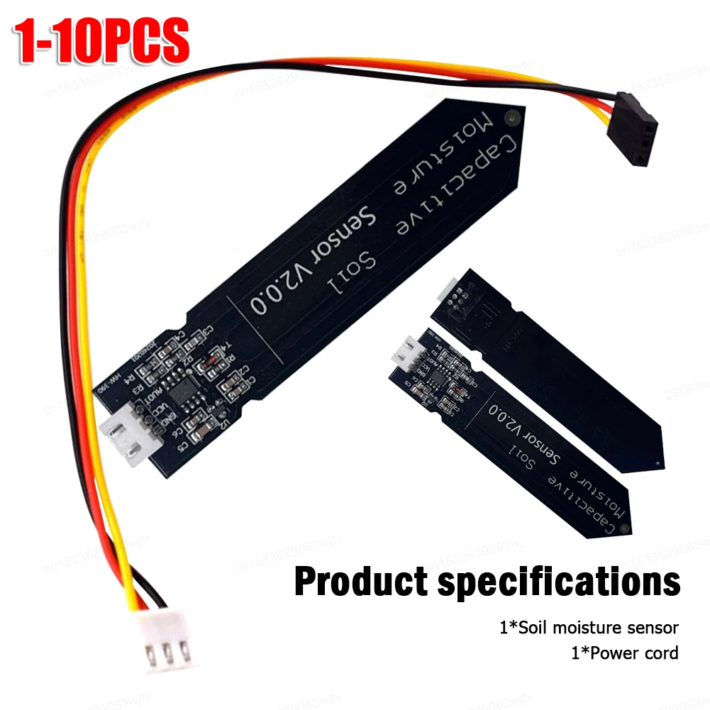 HW-390 pojemnościowy czujnik wilgotności gleby moduł szeroki napięcie odporny na korozję 3.3-5.5V DC