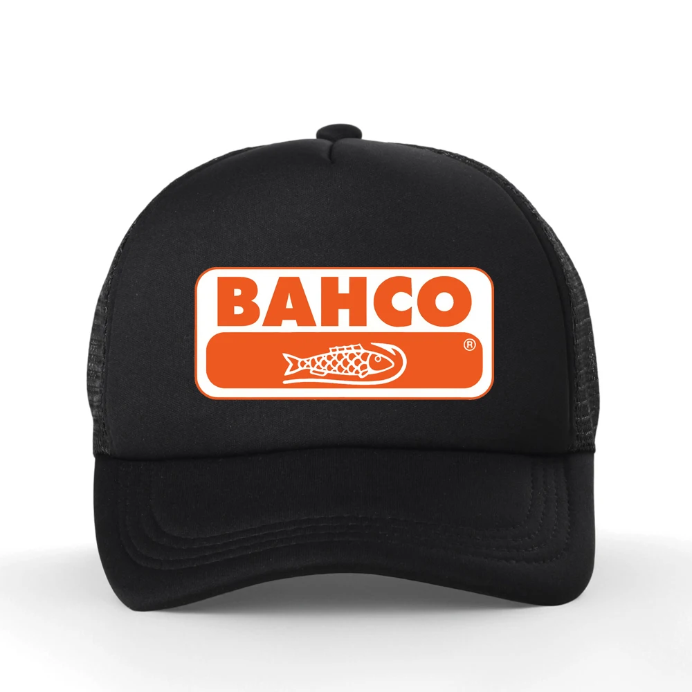 Bahco Tools Orange Fish Baseball Cap Fashion Beach Visor Outdoor Adjustable Mesh Breathable Fishing Hat