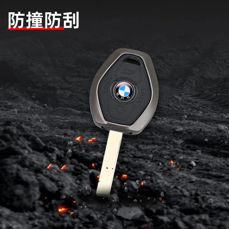 New Leather Car Remote Key Case Cover for BMW X5 E53 X3 F83 E46 E39 E38 E60 E63 E61 E64 Series 3 5 7 330i Z3 Z4 E85 E86 M5 325i