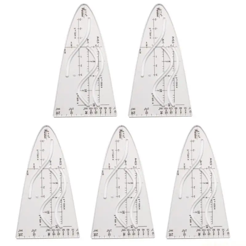 Parabola Ruler Parabola Stencil Parabolic Stencil for Students, Office, Painting