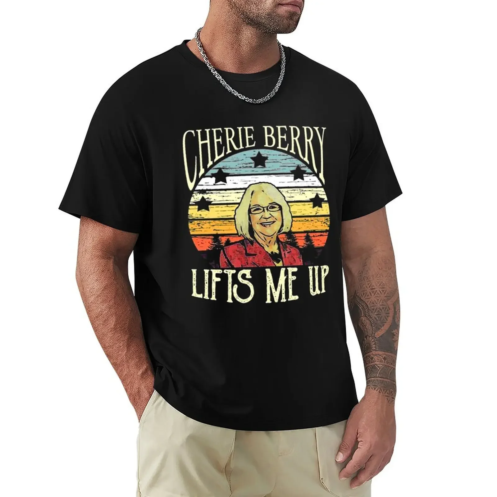 cherie berry lifts me up, Cherie berry T-Shirt plain Blouse anime t shirts plain t shirts men