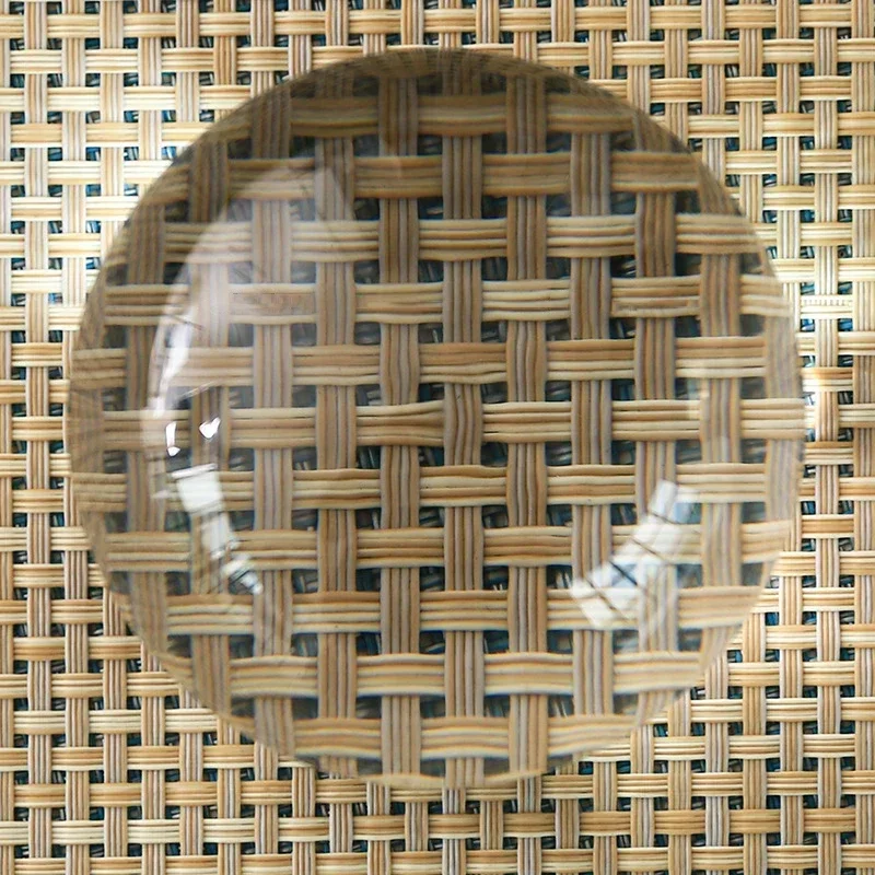 80MM Acrylic Mái Vòm Kính Phóng Đại 6X Siêu Mỏng Giấy Có Gờ Đọc Kính Phóng Đại Quang Học Nửa Bóng Ống Kính Cho Văn Phòng Trang Trí