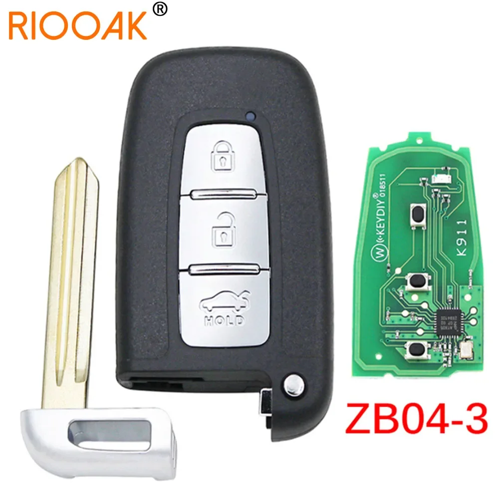 KEYDIY Universele Smart Key ZB04-3 ZB11 ZB12-3 ZB15-3 ZB17 ZB19 ZB28 Smart Key Afstandsbediening voor KD-X2 KD-MAX Autosleutel Afstandsbediening Vervanging