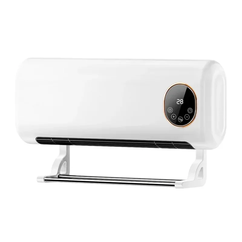 Hot Sale Wall Mounted Fan Heater Home Electric Warmer Smart Remote Control Fast Heat Heater Air Conditioning Heat Fan