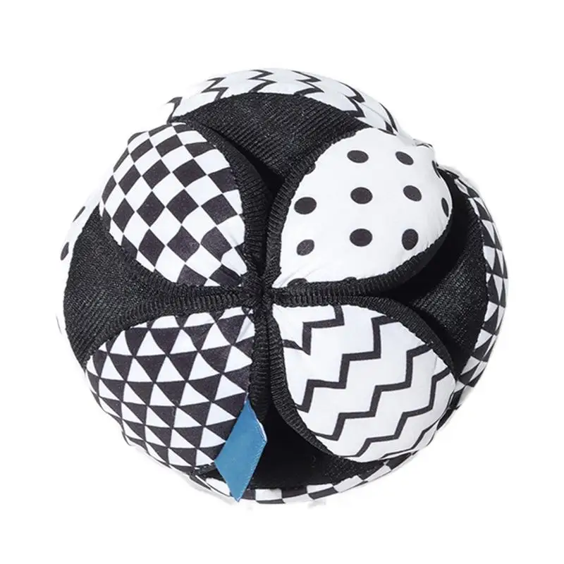 

Soft Textured Ball Toy Develop Baby's Senses Toy Kids Clutch Ball Toys Children Black And White Interactive Sensory Ball