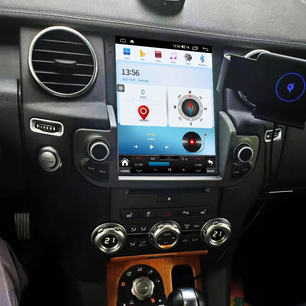 Para land rover discovery 4 2009-2016 carplay android13 rádio estéreo do carro reprodutor multimídia navegação gps unidade principal de áudio automático