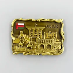 The Sultanate of Oman Refrigerator Stickers Italy Rome Bottle Opener China Shanghai Danmark Metal Fridge Magnets Wedding Gifts