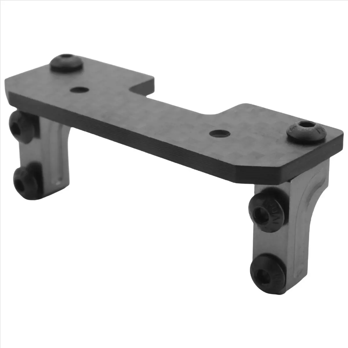 

4X Aluminum Servo Mount + Carbon Holder for 1:10 AXIAL SCX10 Rc Car Axle