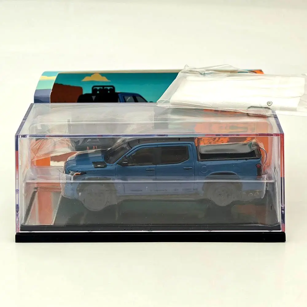 GCD 1/64 for Tundra TRD Pro Pickup Truck Blue Diecast Model Car Limited Collection Auto Toys Gift Hobby