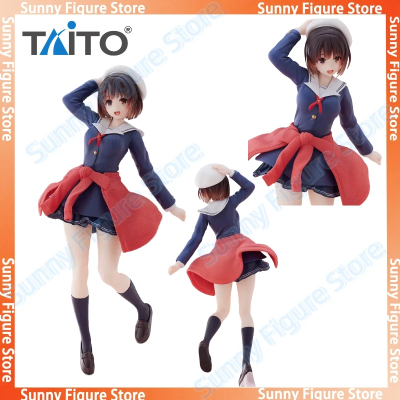 

В наличии TAITO Coreful Фигурка Kato Megumi Uniform Ver Desktop Милая кукла Kawaii Аниме Фигурки Подарочные игрушки Модели ПВХ