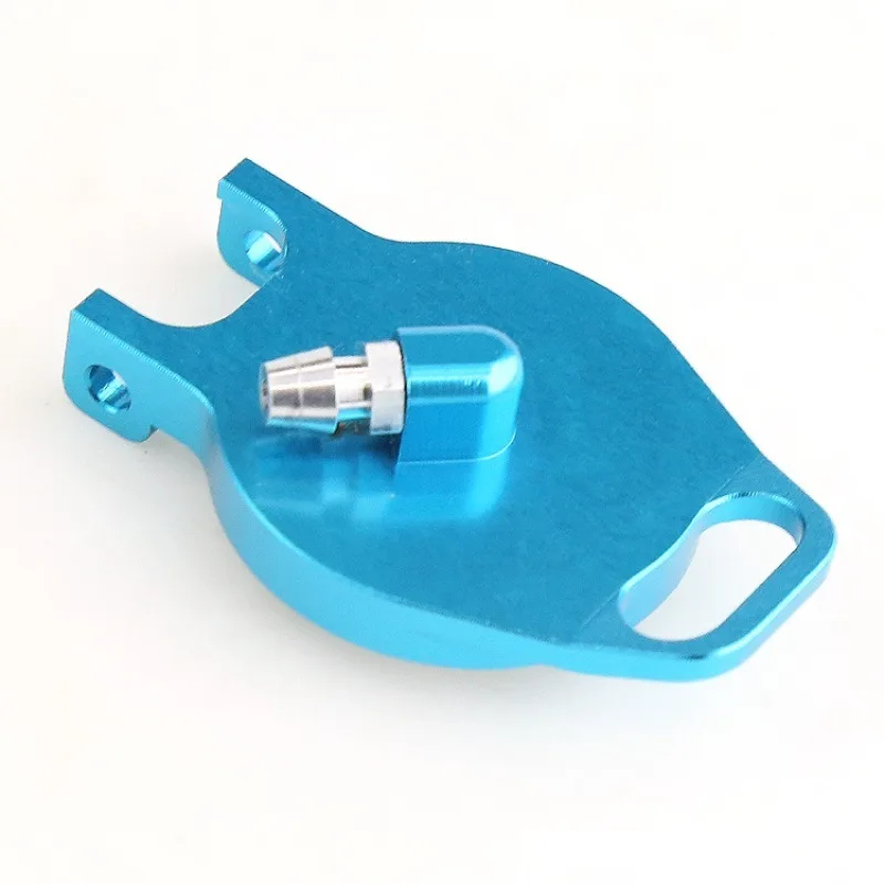 Para carros rc hsp 102059 122059 tampa do tanque de combustível de alumínio 02004 1/10 peças de atualização para 94122 94155 94166 94177