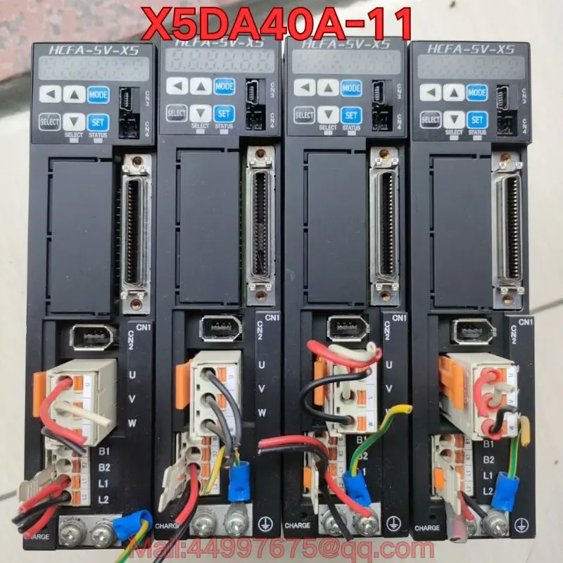 

Second-hand HCFA-5V-X5 X5DA40A-11 servo drive function test is normal