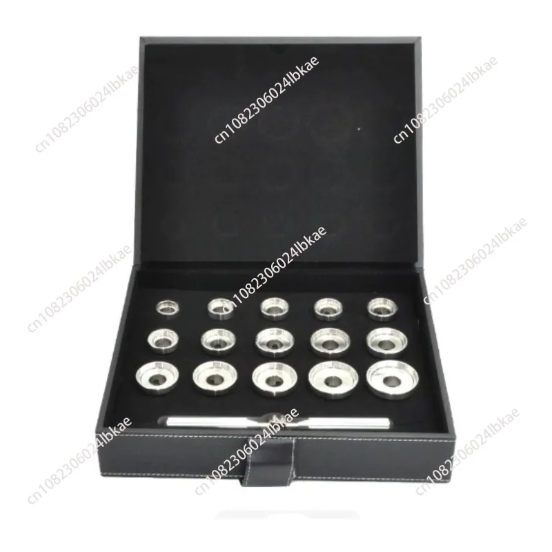 15PCS Watch Back Opener Dies Kit Wrench Type Professional Watch Repair Tools Watch Case Cover Opene Close Tools For Watchmakers