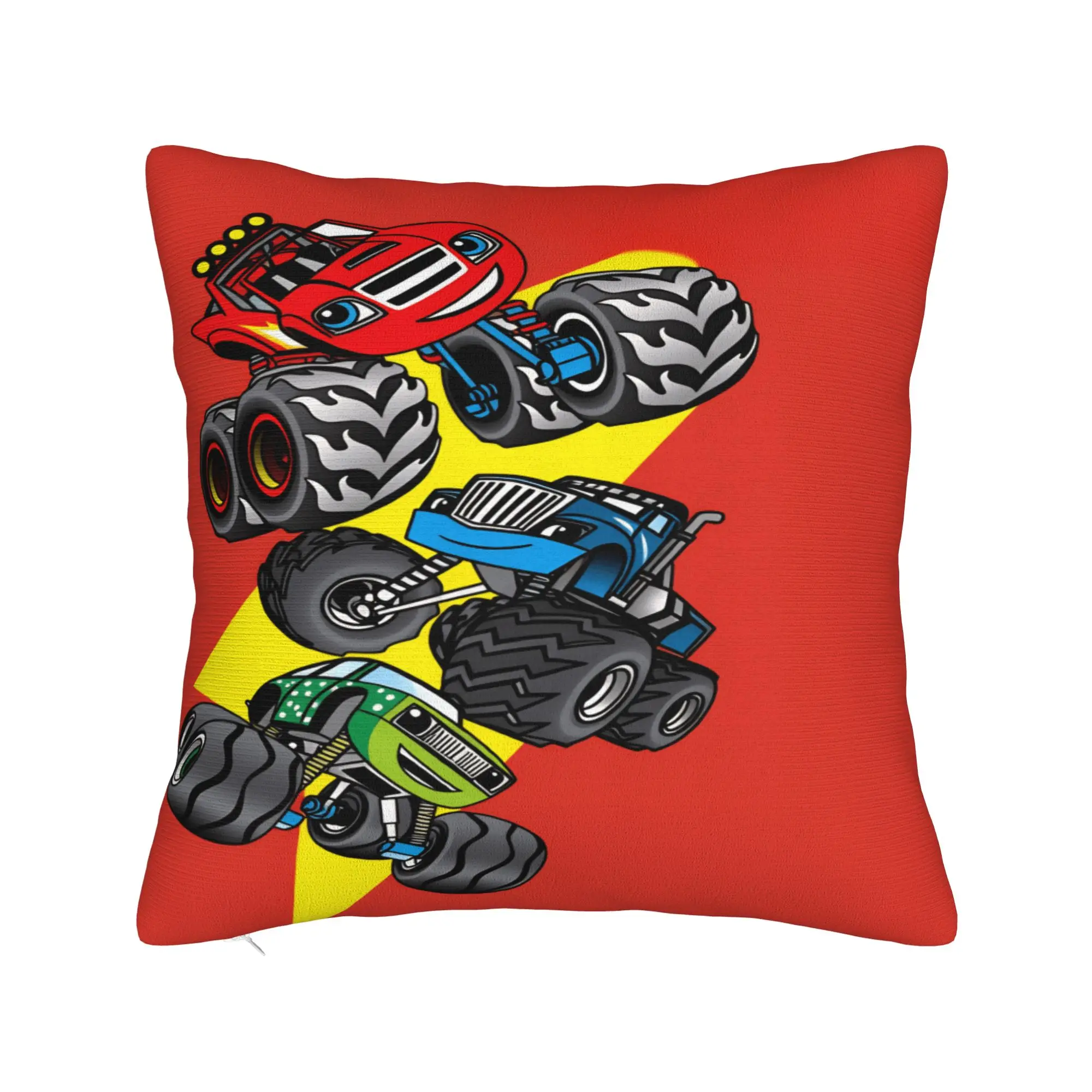 B-Blaze and the Monster M-Machines Pillow Cover  Soft Cushion Cover Kawaii Pillow Case For Living Room Chair
