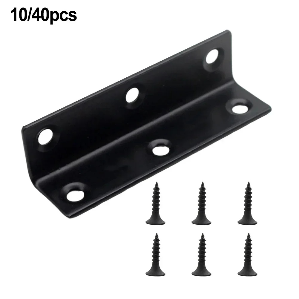 

Strong L Brackets for Raised Garden Bed 10 Stainless Steel Brackets with Mounting Screws for Reliable Installation