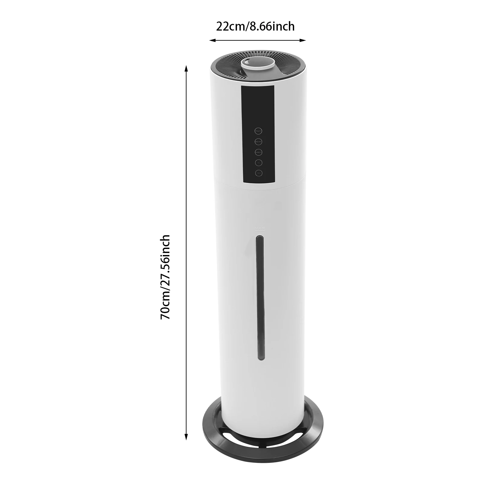 Smart Sterilization Humidifier Quiet Air Humidifier 8L Mist Humidifier for Home Bedroom 300ml/h 12H Timable w/Remote Control