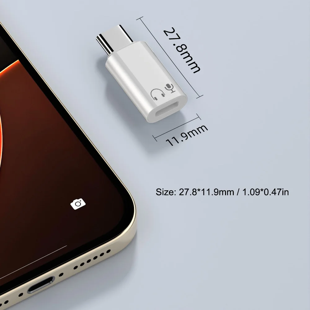 RGEEK IOS أنثى إلى نوع C ذكر محول ل Xiaomi هواوي POCO السلكية سماعة محول OTG USBC إلى البرق سماعة الصوت AUX