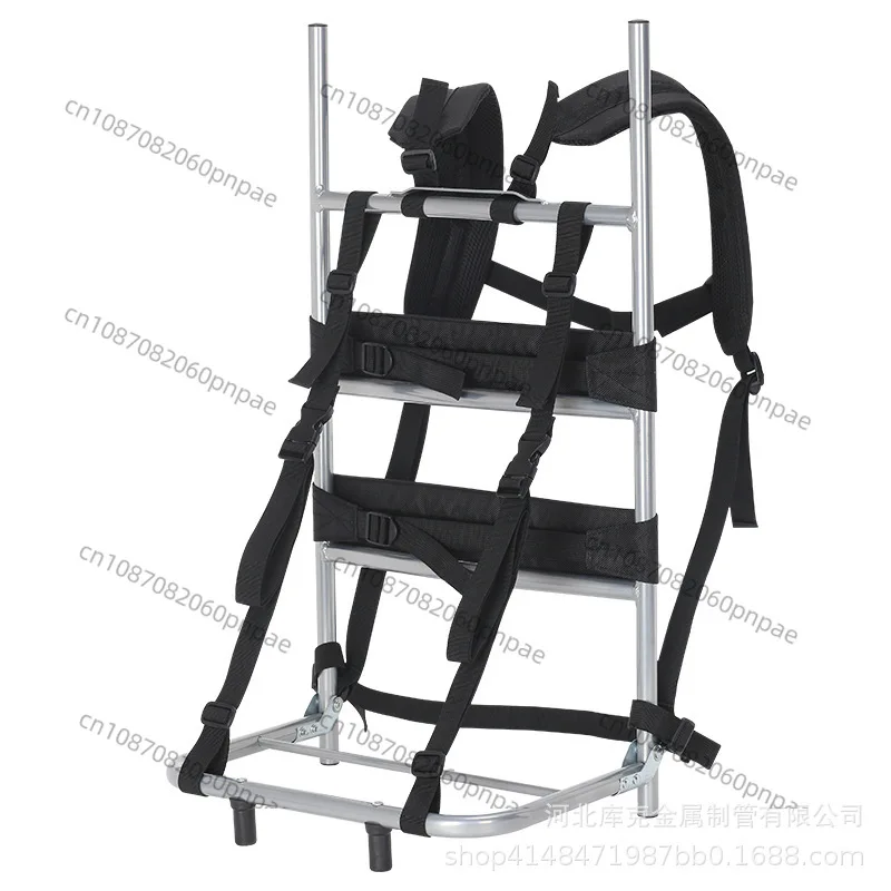 

Aluminum alloy folding portable mountaineering back frame travel camping hiking climbing carry luggage supplies