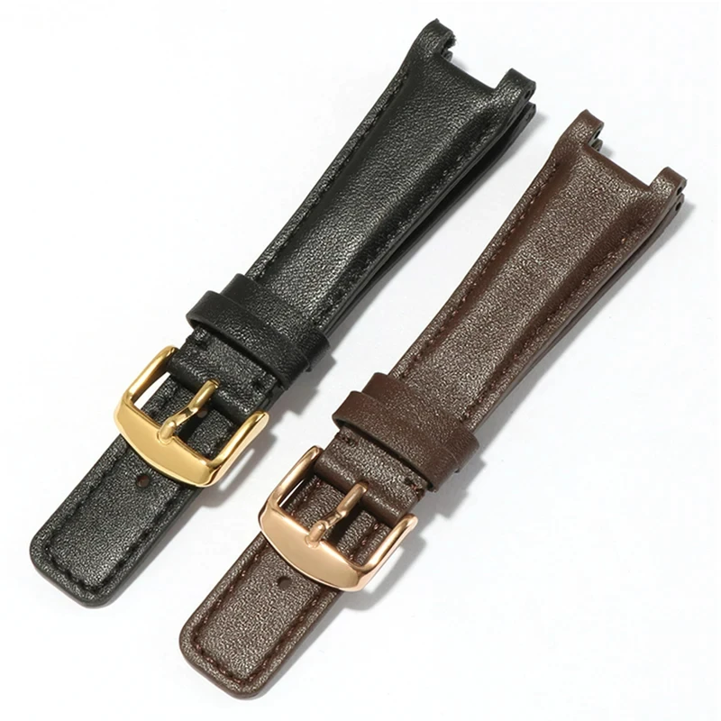 Genuine Leather Watch Strap With Dual G YA1332 1333 1335 Series Dedicated Concave Interface Cowhide Watchband 16/20/22mm