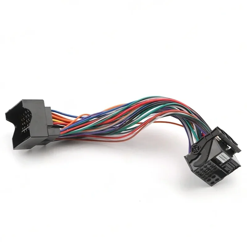 Удлинительный кабель PQ 23 см, 60 см, 40 контактов, четырехблокировка для VW MIB Radio Passat Polo для AUDI A4 TT для SKODA Octiava Kodiaq