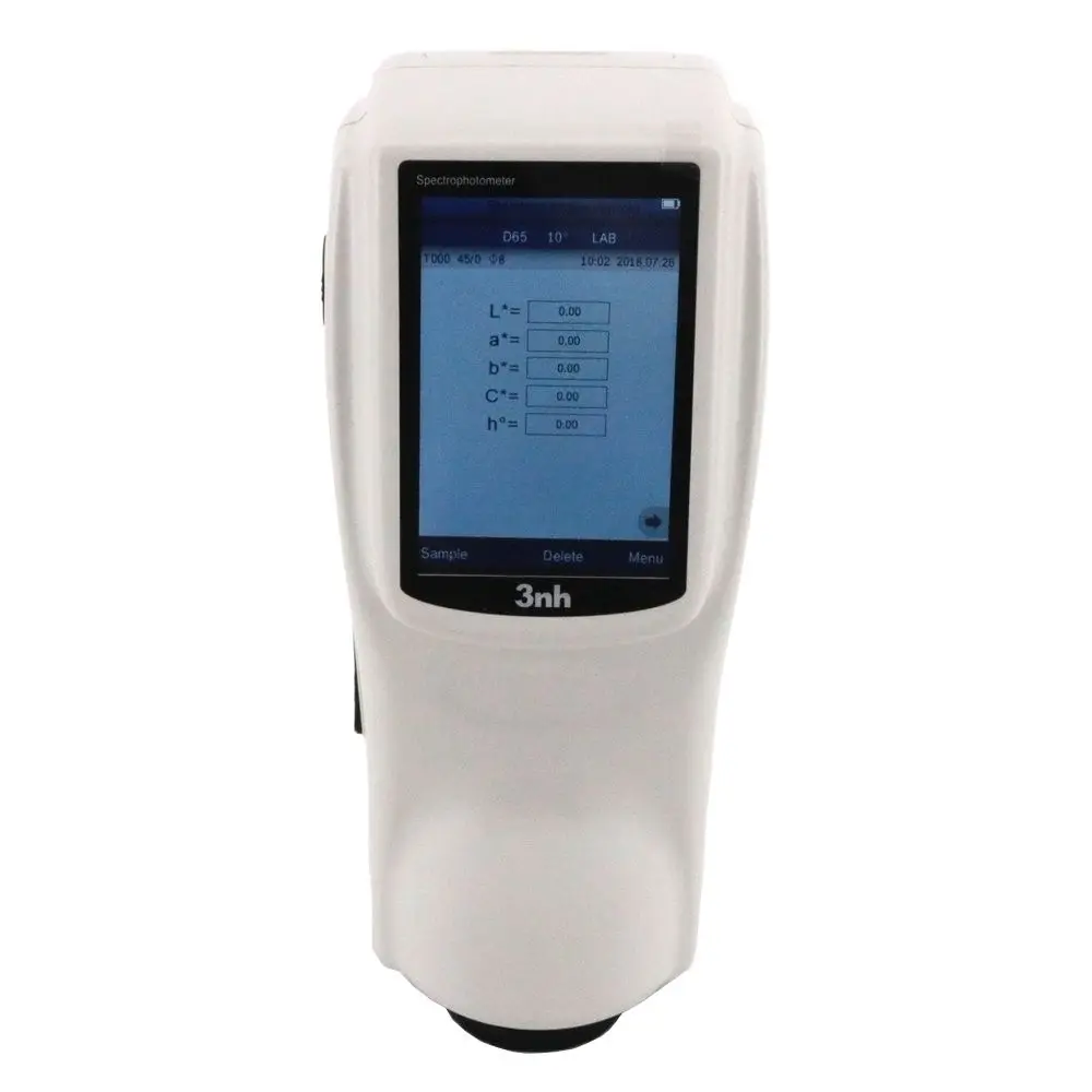 NS800 Professional Spectrophotometer Colorimeter Color Meter 45/0 Method Illumination/Observation System